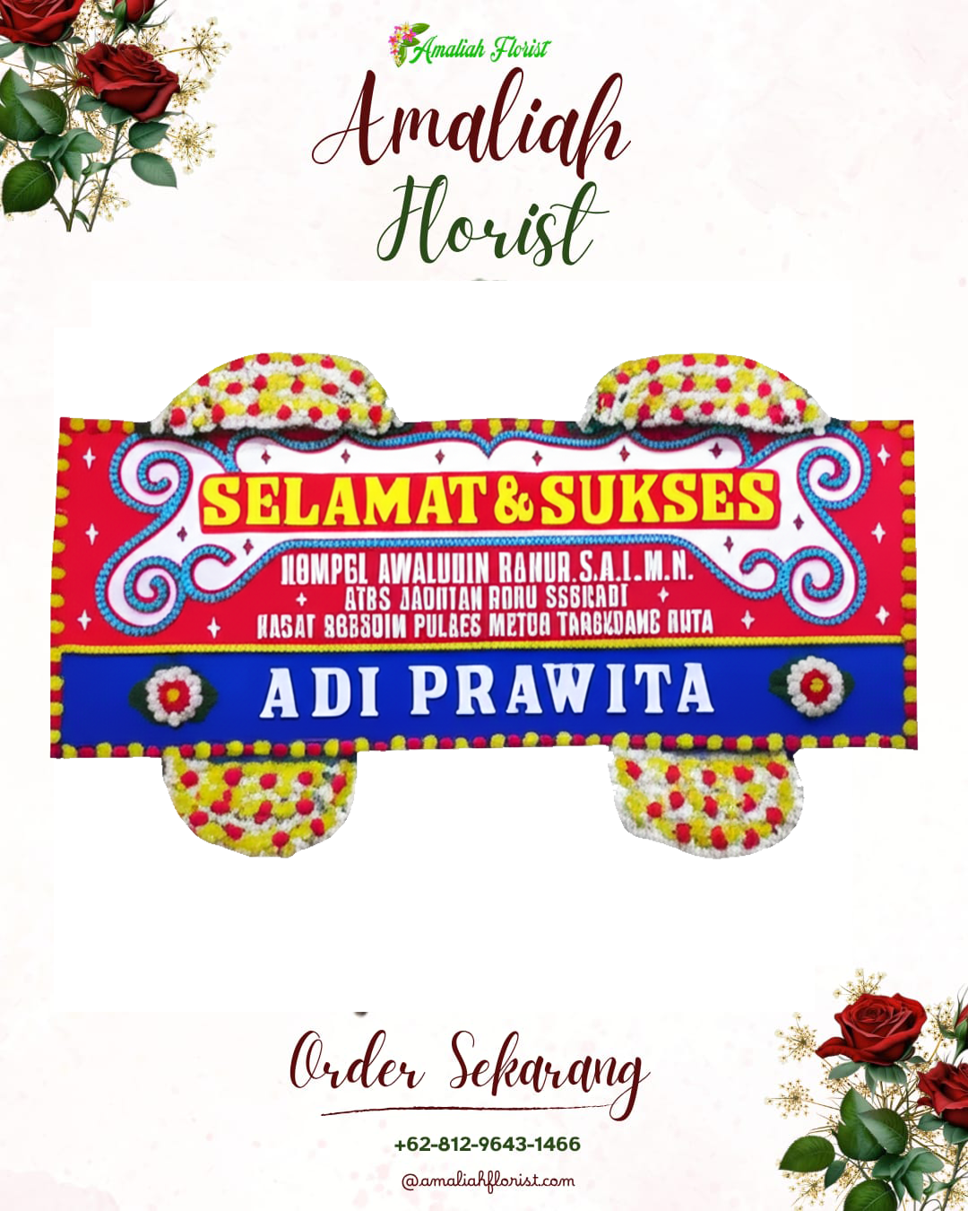 Papan Bunga Ucapan Selamat Sibolga